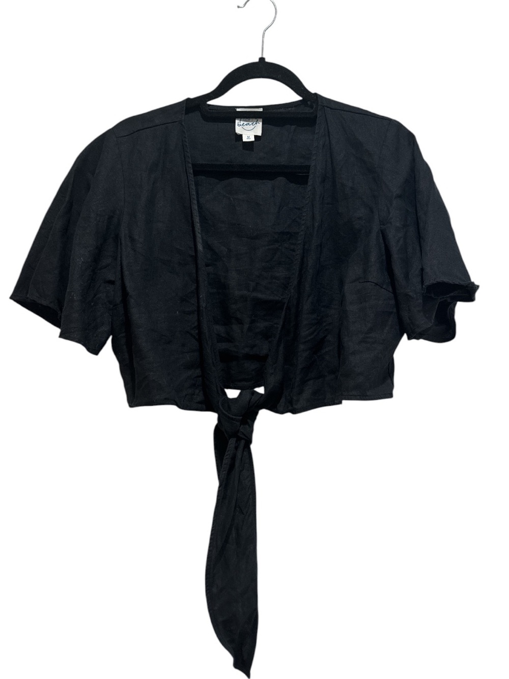 Loft Beach 100% Linen Cover Up Top Size Medium